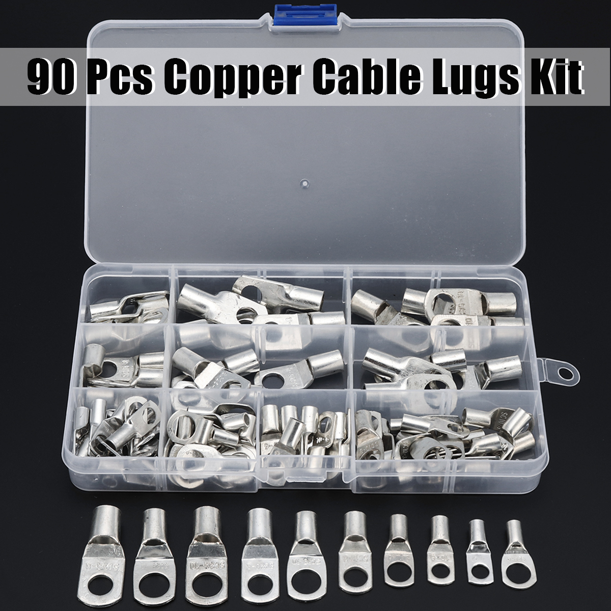 Excellway-90-Pc-Tinned-Copper-Terminals-Cable-Terminals-Connector-Cable-lugs-Battery-SC-Terminals-1335898-1