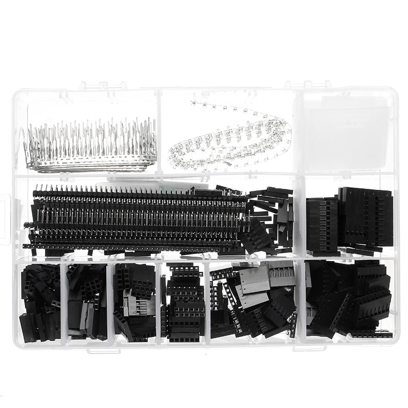 Excellway-TC10-670Pcs-Wire-Jumper-Header-Connectors-MF-Crimp-Pins-Terminal-For-Dupont-1142426-2
