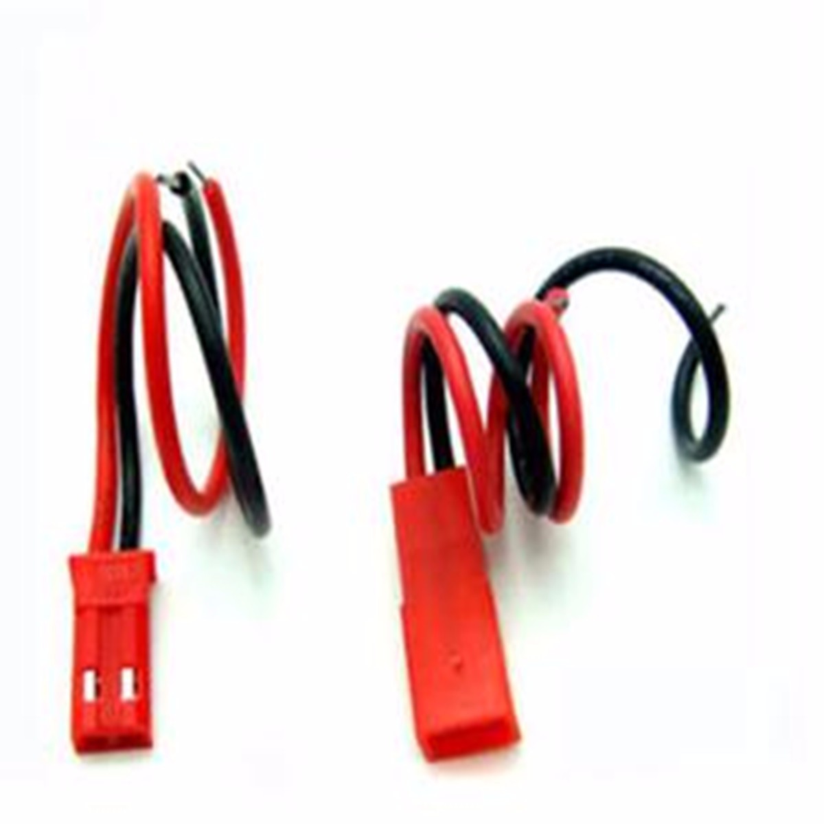 Excellwayreg-10-Pairs-2-Pins-JST-Male--Female-Connectors-Plug-Cable-Wire-Line-110mm-Red-1268119-3