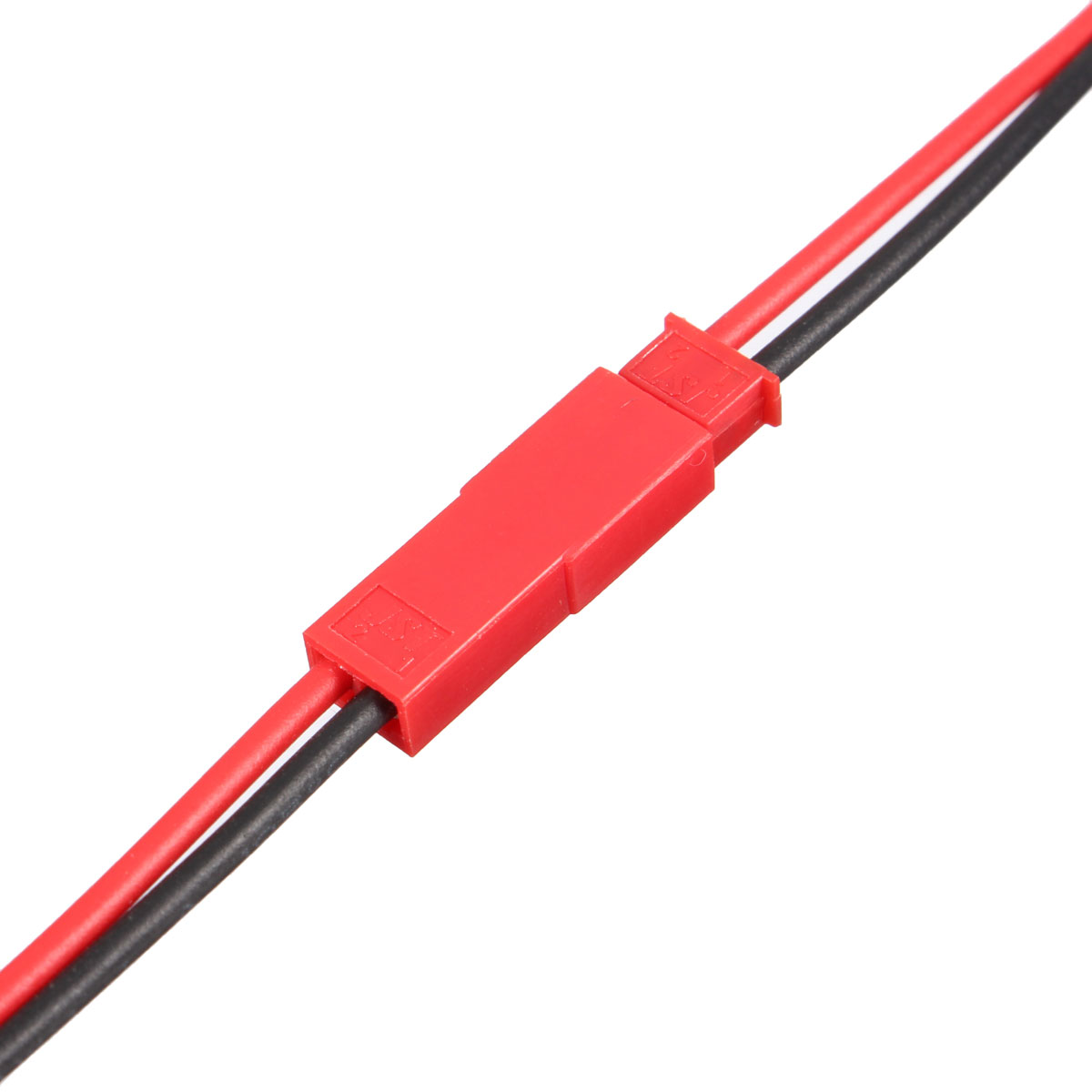 Excellwayreg-10-Pairs-2-Pins-JST-Male--Female-Connectors-Plug-Cable-Wire-Line-110mm-Red-1268119-8