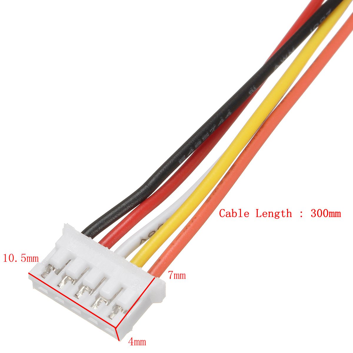 Excellwayreg-10Pcs-Mini-Micro-JST-20-PH-5Pin-Connector-Plug-With-30cm-Wires-Cables-1147293-7