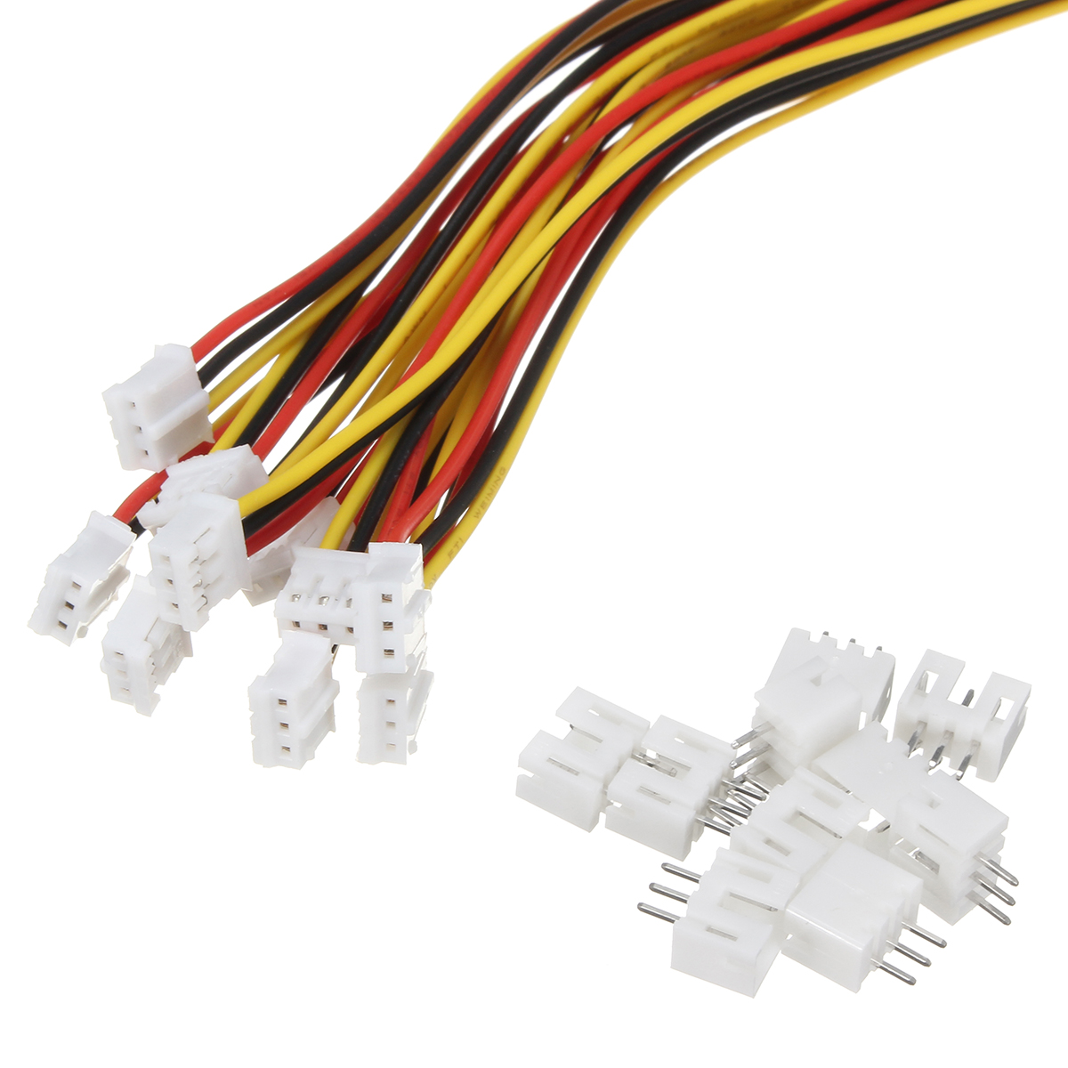 Excellwayreg-20Pcs-Mini-Micro-JST-20-PH-3-Pin-Connector-Plug-With-30cm-Wires-Cables-1147294-1