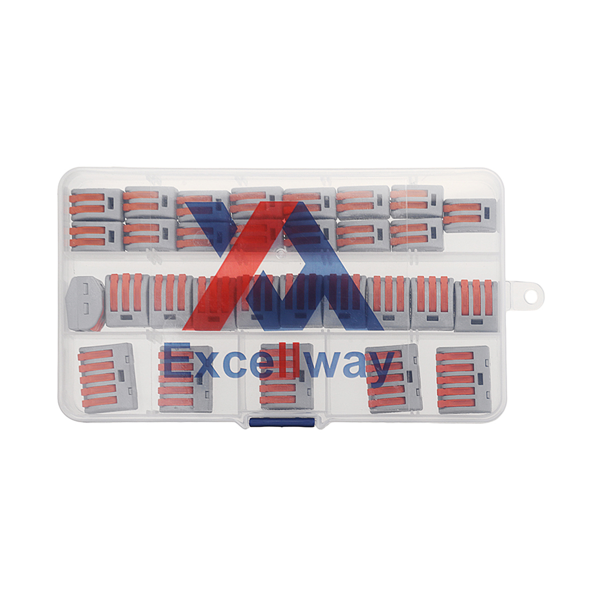 Excellwayreg-30Pcs-235-Holes-Spring-Conductor-Terminal-Block-Electric-Cable-Wire-Connector-1389031-10