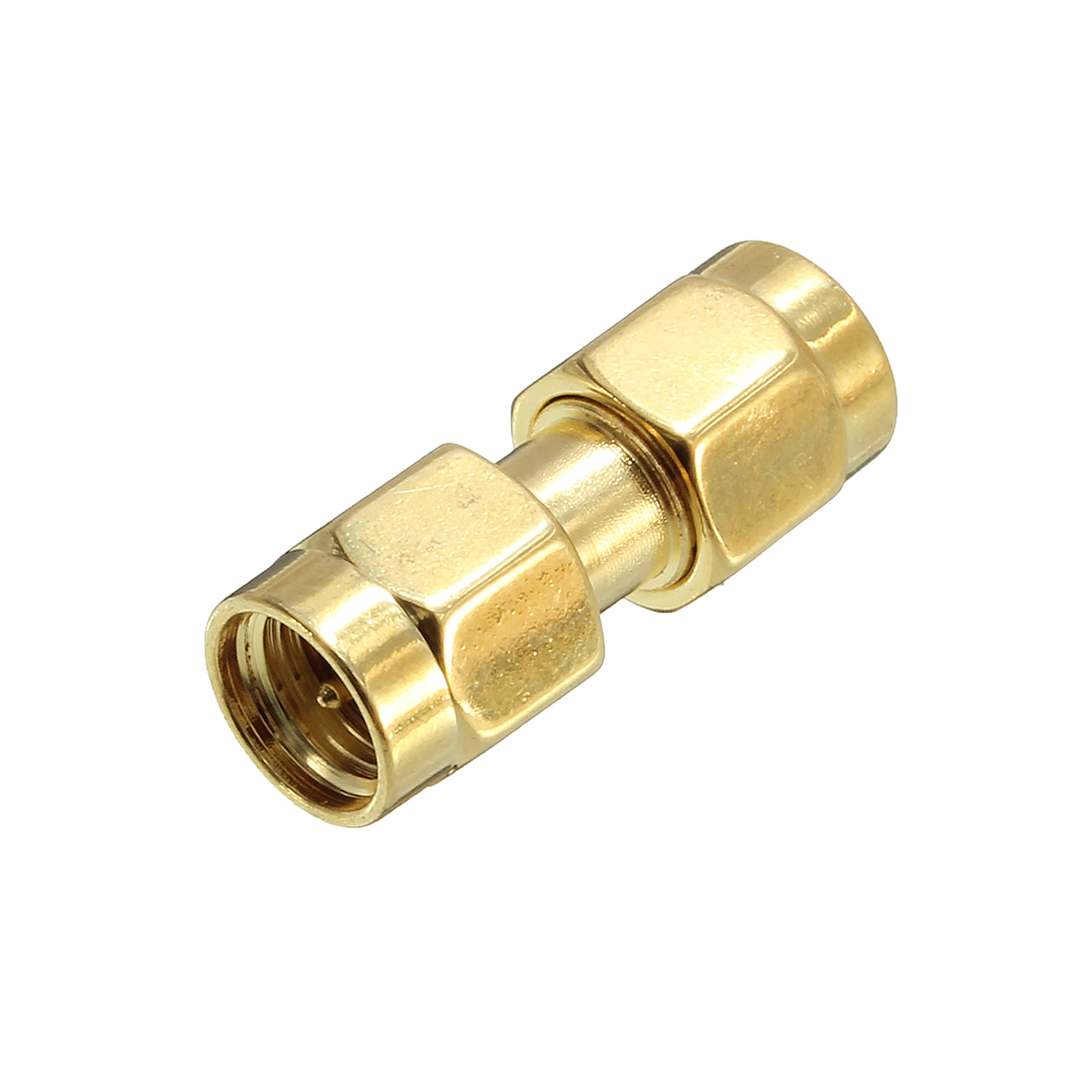 Excellwayreg-CA01-2Pcs-Copper-SMA-Male-To-SMA-Male-Plug-RF-Coaxial-Adapter-Connector-1073343-7