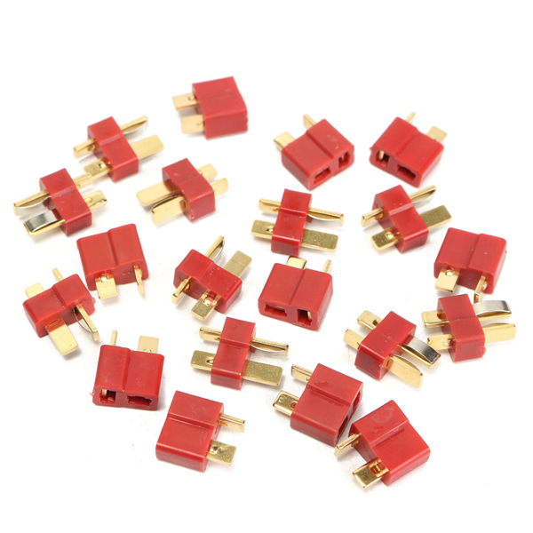 Excellwayreg-DC-012-20pcs-T-Plug-Male--Female-Connectors-Deans-Style-For-RC-LiPo-Battery-1304841-6