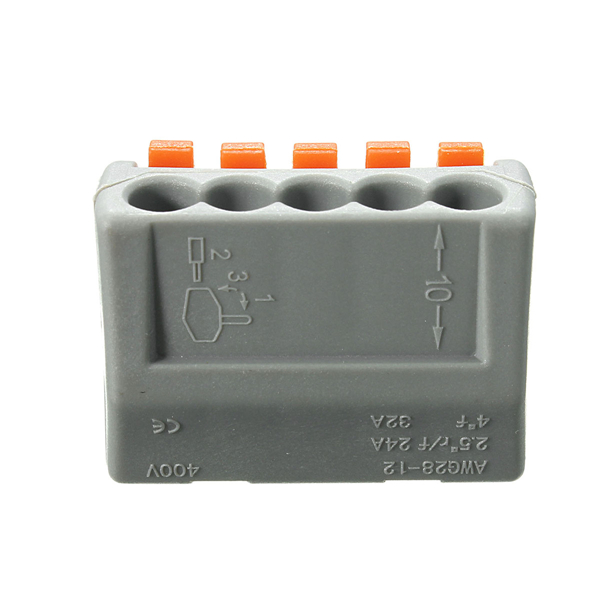 Excellwayreg-ET25-235-Pins-Spring-Terminal-Block-5Pcs-Electric-Cable-Wire-Connector-1103030-10