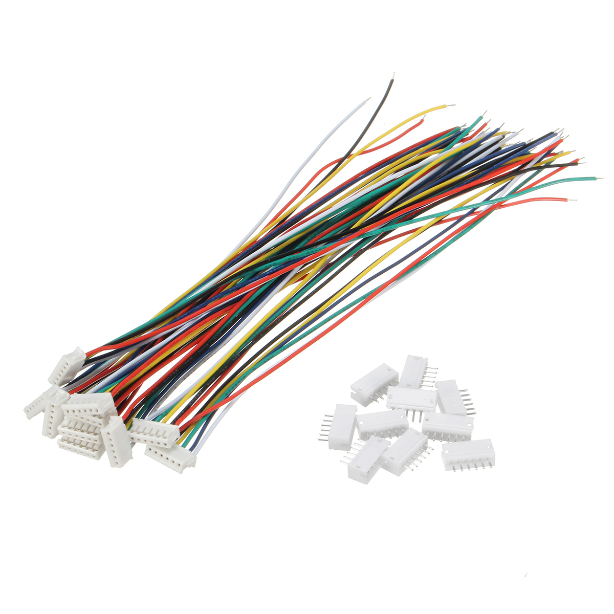 Excellwayreg-Mini-Micro-JST-15mm-ZH-6-Pin-Connector-Plug-and-Wires-Cables-15cm-10-Set-1170230-1