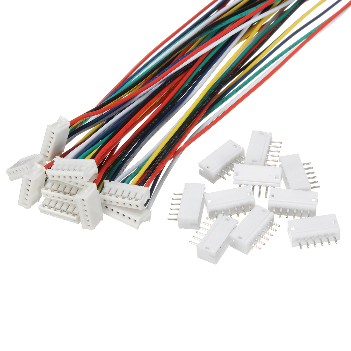 Excellwayreg-Mini-Micro-JST-15mm-ZH-6-Pin-Connector-Plug-and-Wires-Cables-15cm-10-Set-1170230-2