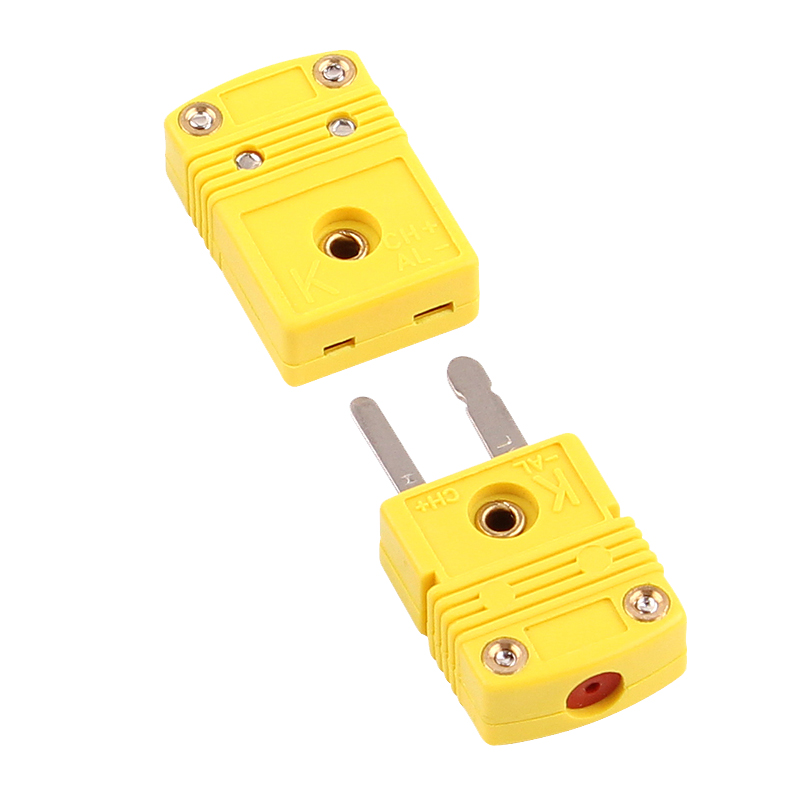 Panel-Mount-K-type-Thermocouple-Miniature-Female-Male-Plug-Connector-1437218-1
