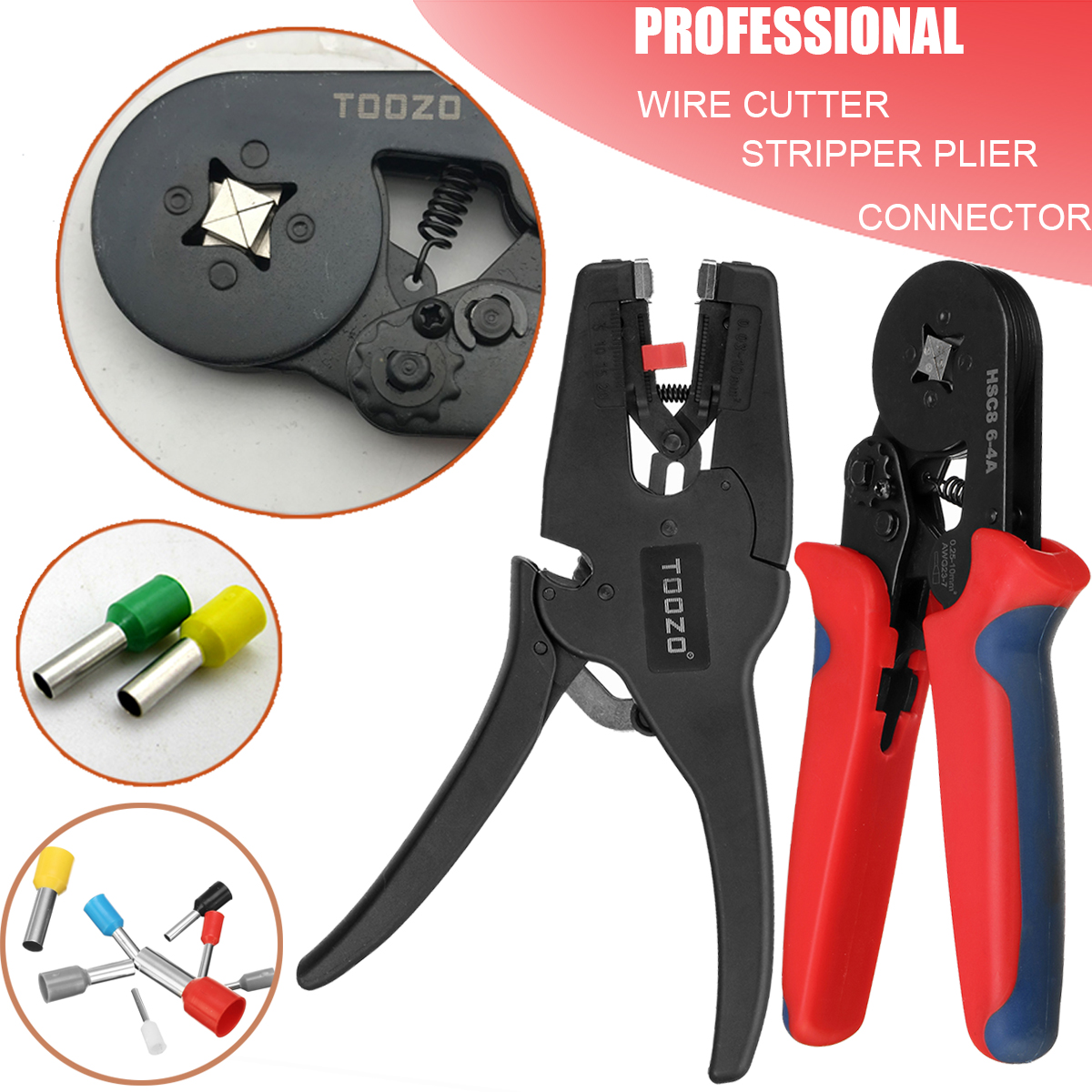 Professional-Crimper-Plier-Wire-Cutter-Stripper-1200Pcs-Electrical-Crimp-Terminals-1450329-2
