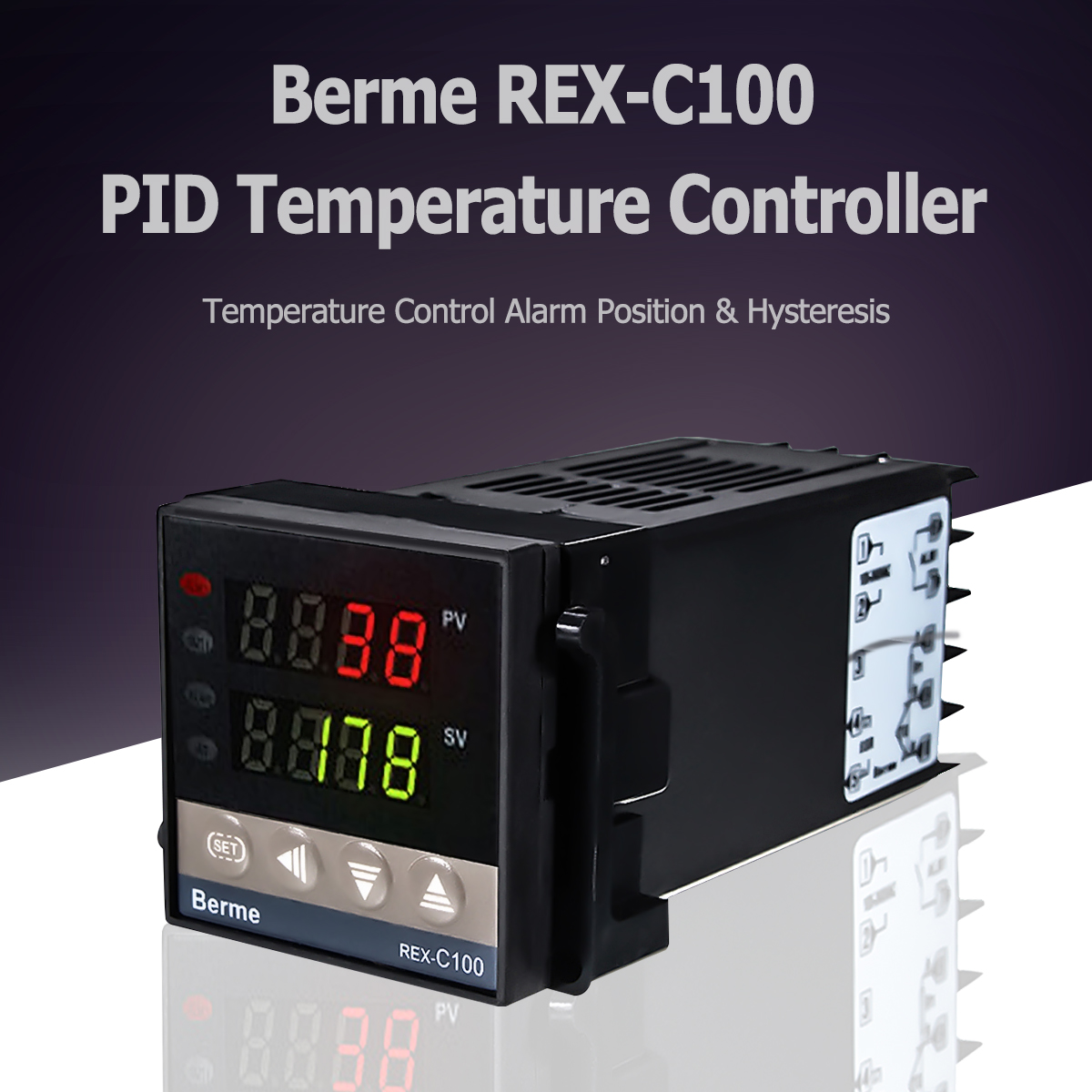 110-240V-01300-REX-C100-Digital-PID-Temperature-Controller-Kit-Alarm-Function-With-Probe-Relay-1351235-2