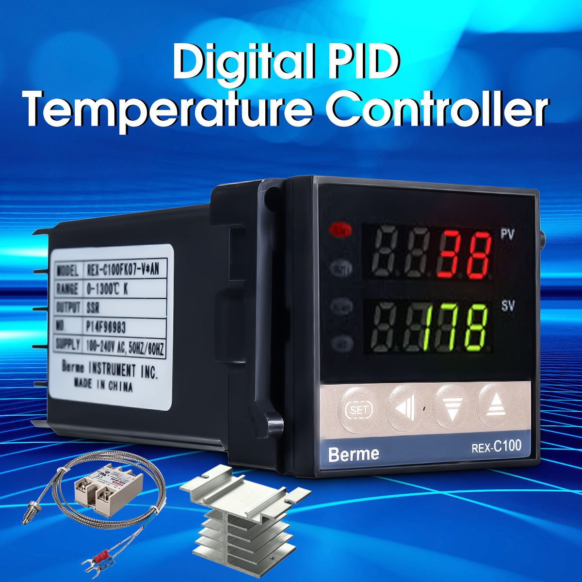 110-240V-01300-REX-C100-Digital-PID-Temperature-Controller-Kit-Alarm-Function-With-Probe-Relay-1351235-3