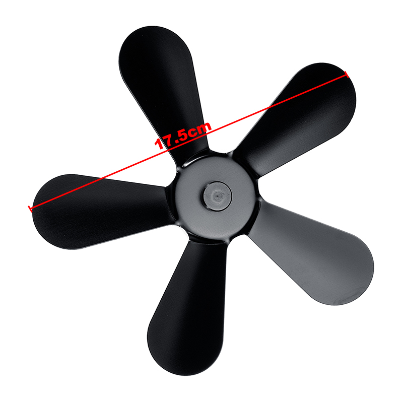 Professional-5-Blades-Aluminum-Wood-Stove-Fan-Blade-Accessories-For-Heating-Fireplaces-Fan-1559551-2