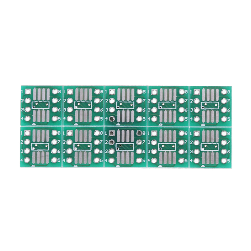 10PCS-065mm127mm-TSSOP8-SSOP8-SOP8-to-DIP8-PCB-SOP-8-SOP-Transfer-Board-DIP-Pin-Board-Pitch-Adapter-1588826-3