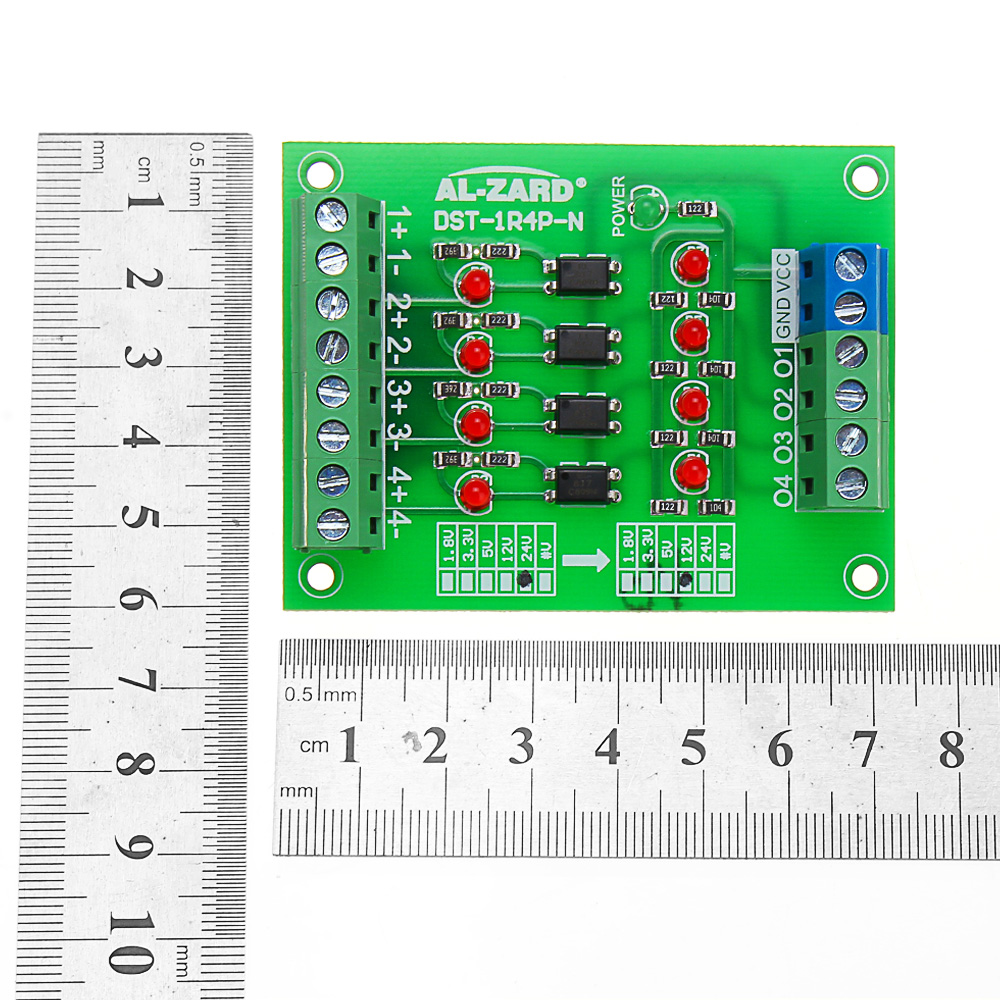 24V-To-12V-4-Channel-Optocoupler-Isolation-Board-Isolated-Module-PLC-Signal-Level-Voltage-Converter--1416551-1