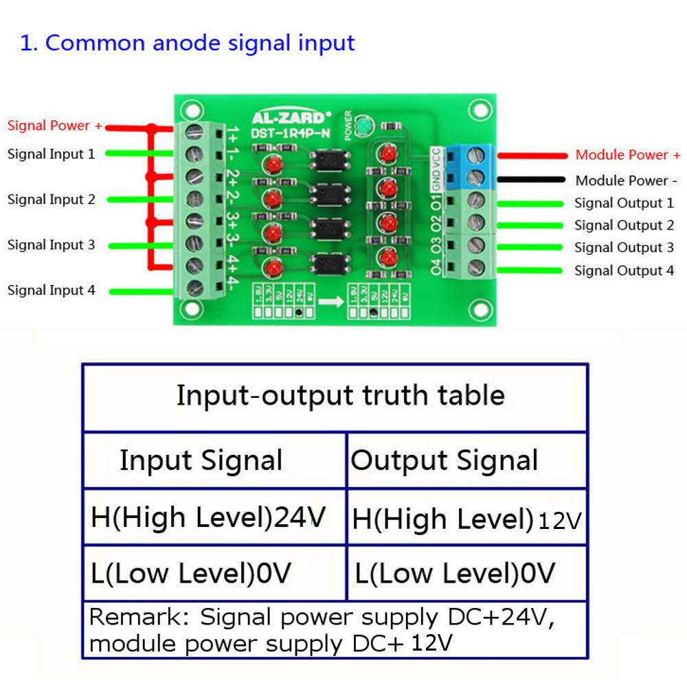 24V-To-12V-4-Channel-Optocoupler-Isolation-Board-Isolated-Module-PLC-Signal-Level-Voltage-Converter--1416551-3