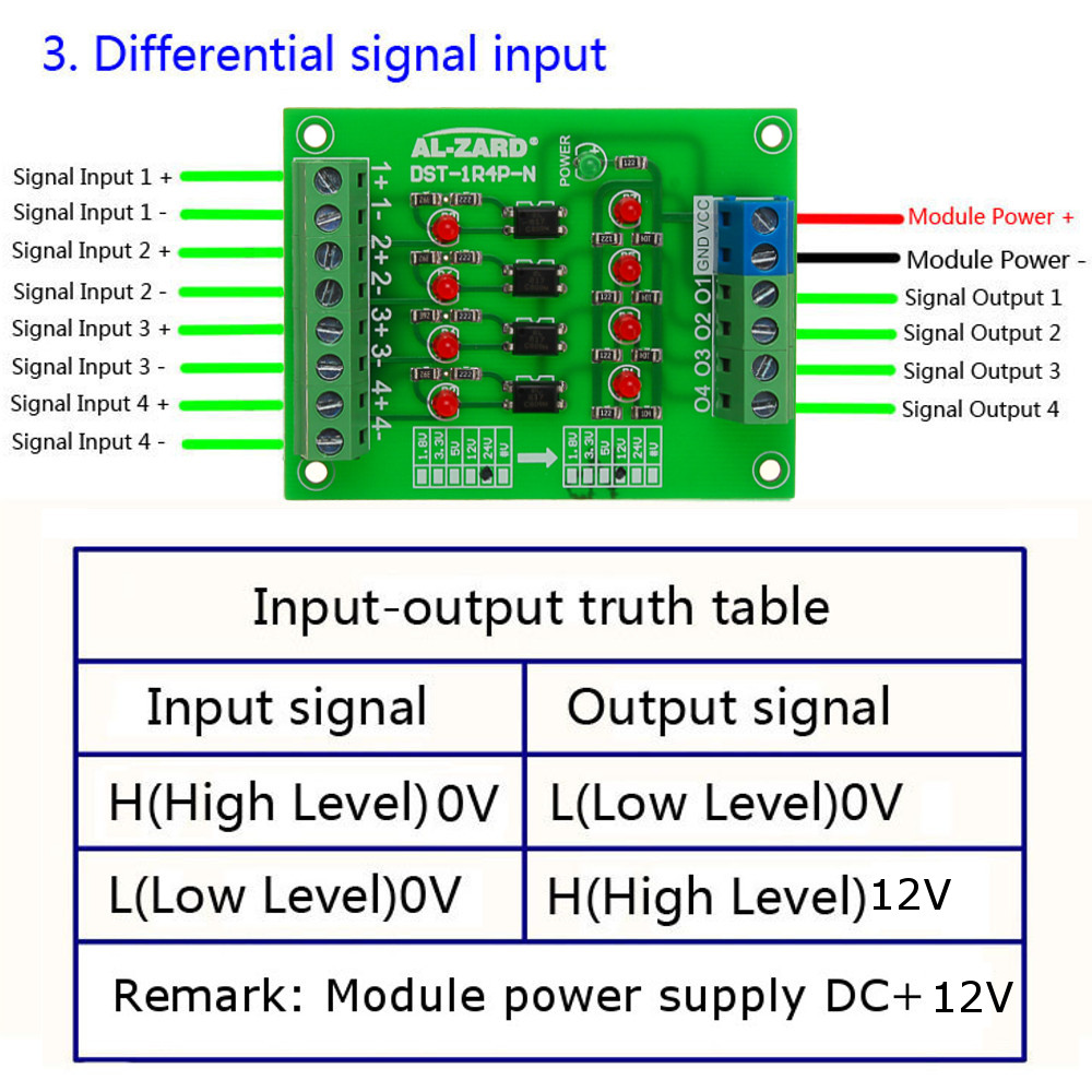 24V-To-12V-4-Channel-Optocoupler-Isolation-Board-Isolated-Module-PLC-Signal-Level-Voltage-Converter--1416551-5