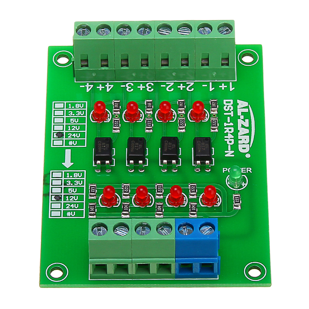 24V-To-12V-4-Channel-Optocoupler-Isolation-Board-Isolated-Module-PLC-Signal-Level-Voltage-Converter--1416551-8
