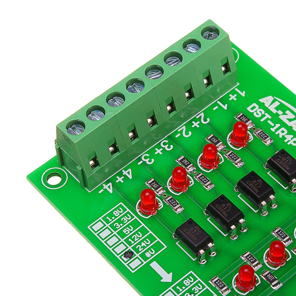 24V-To-12V-4-Channel-Optocoupler-Isolation-Board-Isolated-Module-PLC-Signal-Level-Voltage-Converter--1416551-9