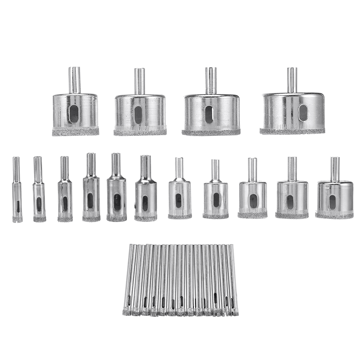 28PCS-Electroplated-Glass-Drill-Bit-Diamond-Glass-Hole-Opener-Set-1907327-3