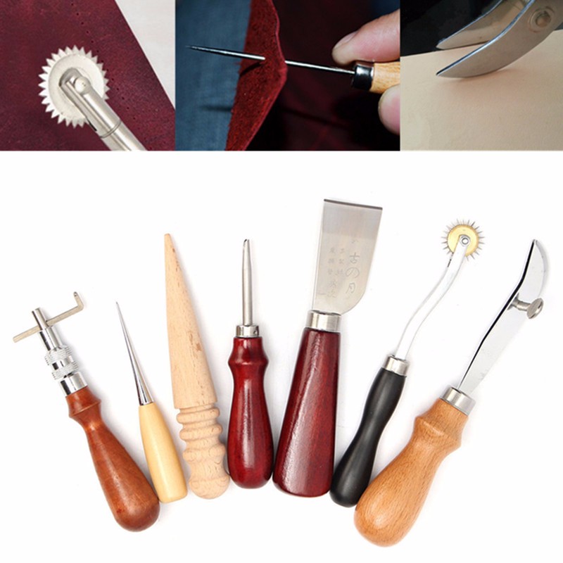 7pcs-LeatherCraftool-Hand-Stitching-Sewing-Toolkits-1058417-6
