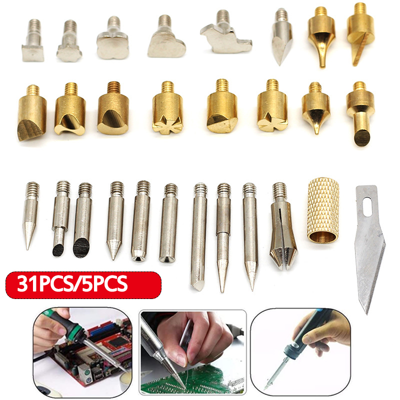 DIY-Craft-Soldering-Iron-Head-Burning-Welding-Tools-Wood-Pyrography-Kit-1666313-1