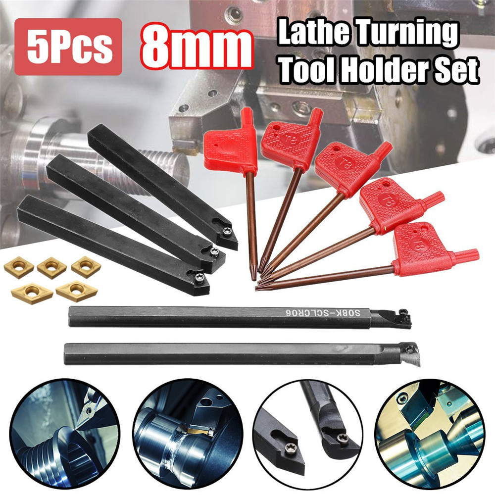 5pcs-8mm-Shank-Indexable-Lathe-Turning-Tool-Holder-with-CCMT060204-DCMT070204-Carbide-Inserts-for-CN-1421391-1