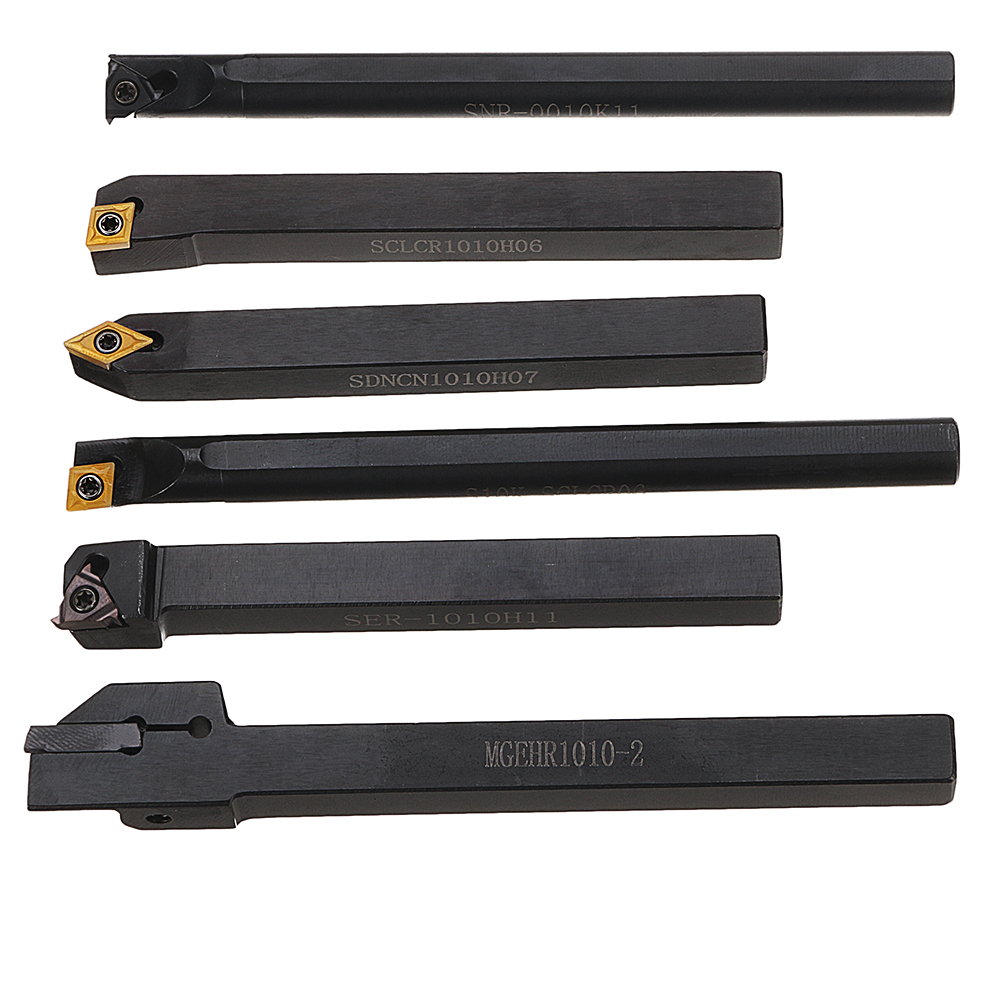6pcs-10mm-Shank-Lathe-Turning-Tool-Holder-Boring-Bar-CNC-Tools-Set-With-Carbide-Inserts-And-Wrenches-1389961-2