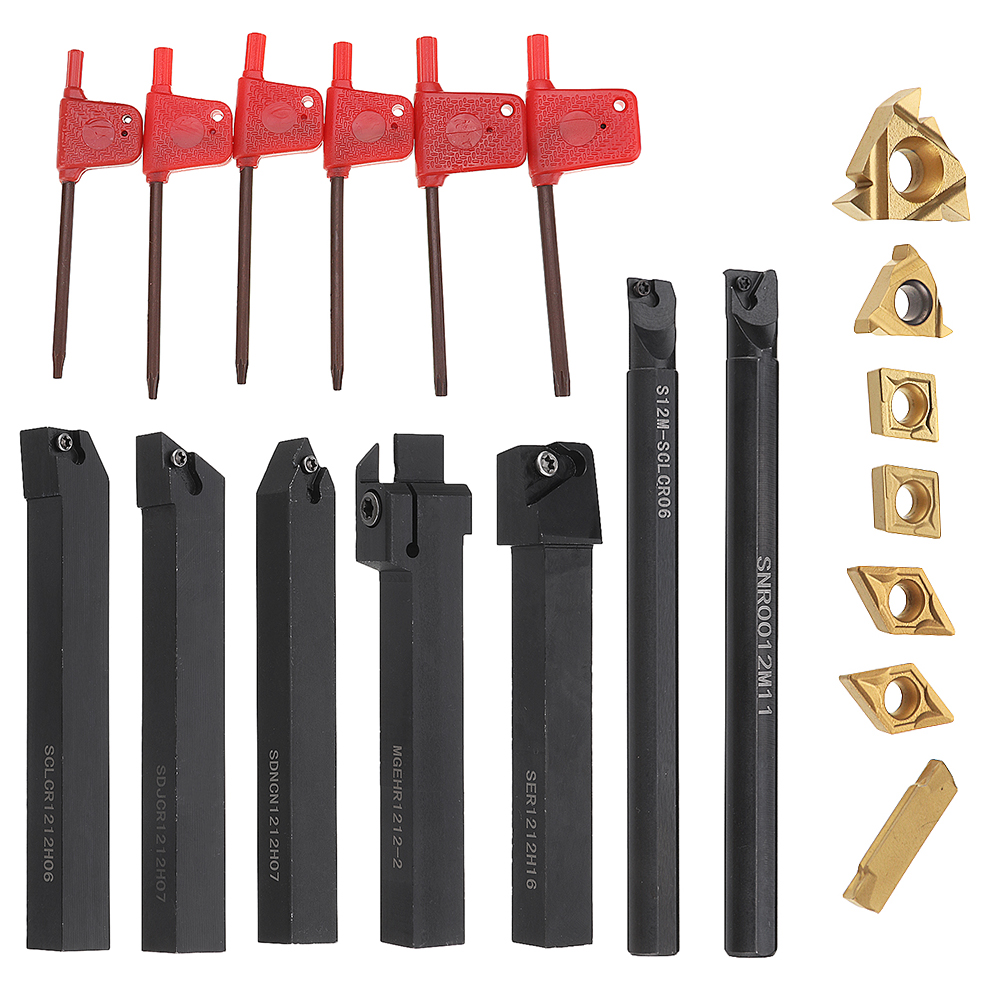 Machifit-7pcs-12mm-Shank-Lathe-Boring-Bar-Turning-Tool-Holder-Set-with-Carbide-Inserts-1102496-2