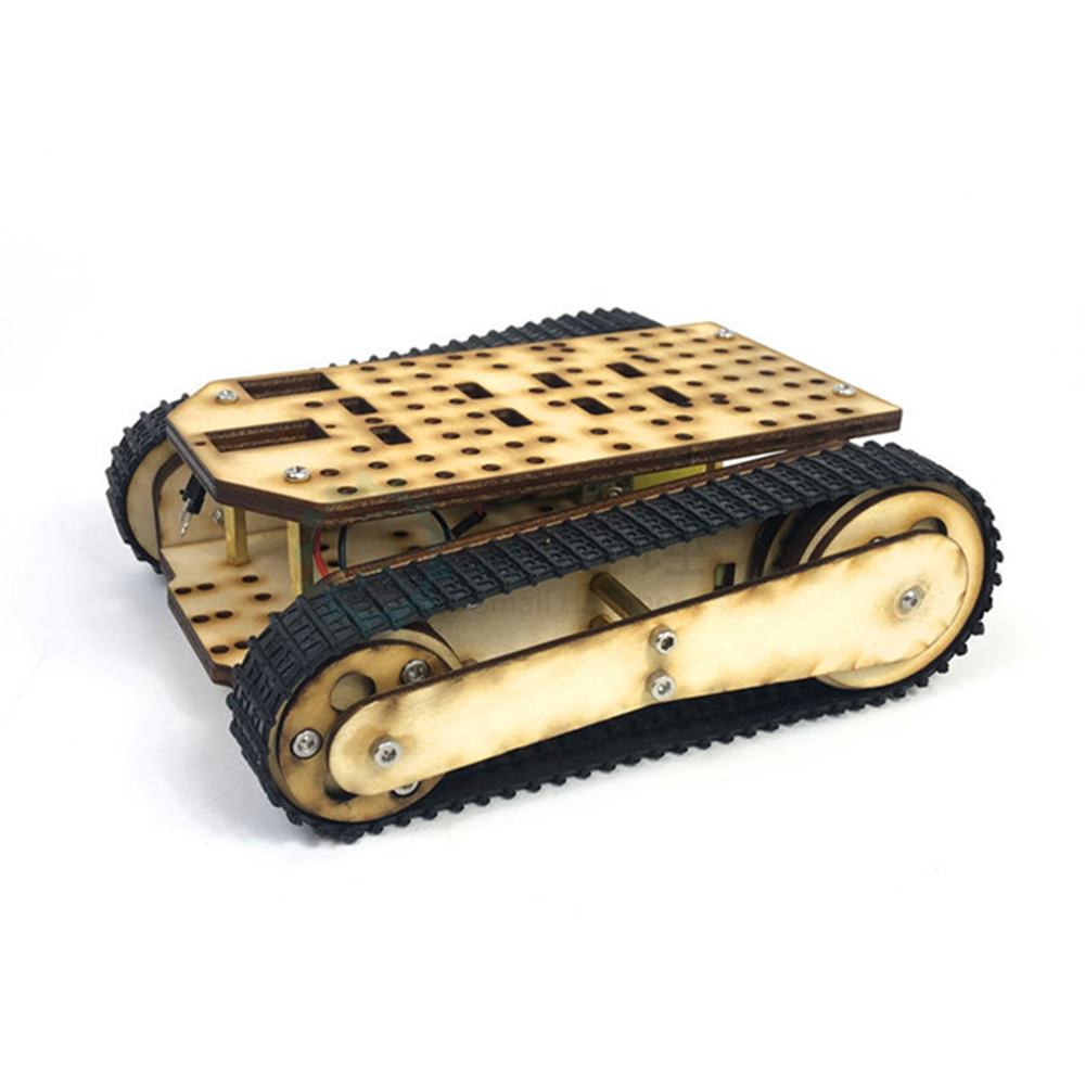 Small-Hammer-SN8600-DIY-Wooden-Tank-Assembled-Robot-Kit-1655170-3