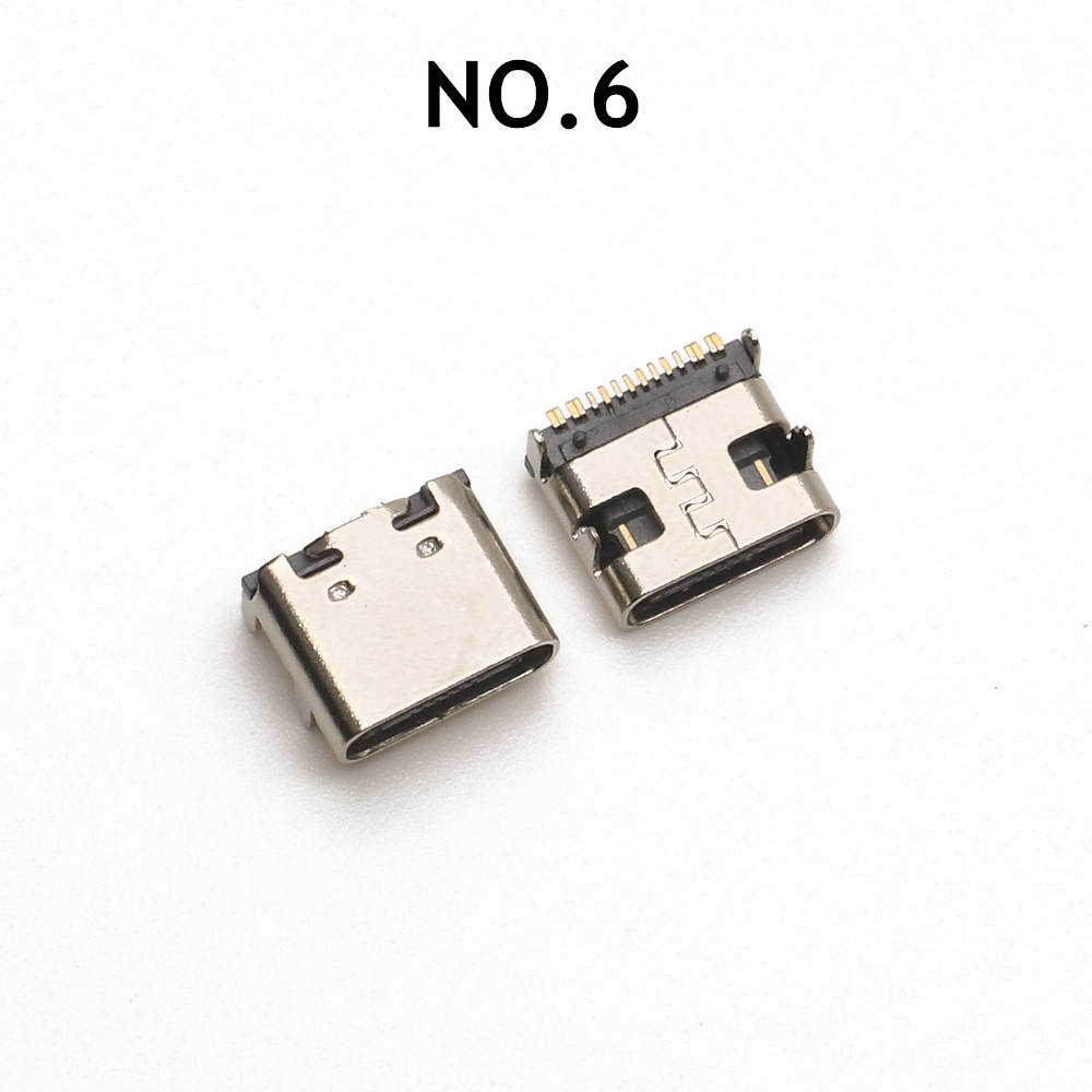 100PCS-10-Models-Type-C-USB-Charging-Dock-Connectors-Mix-Kit-6Pin16Pin-for-Phone-Digital-Product-1975899-10