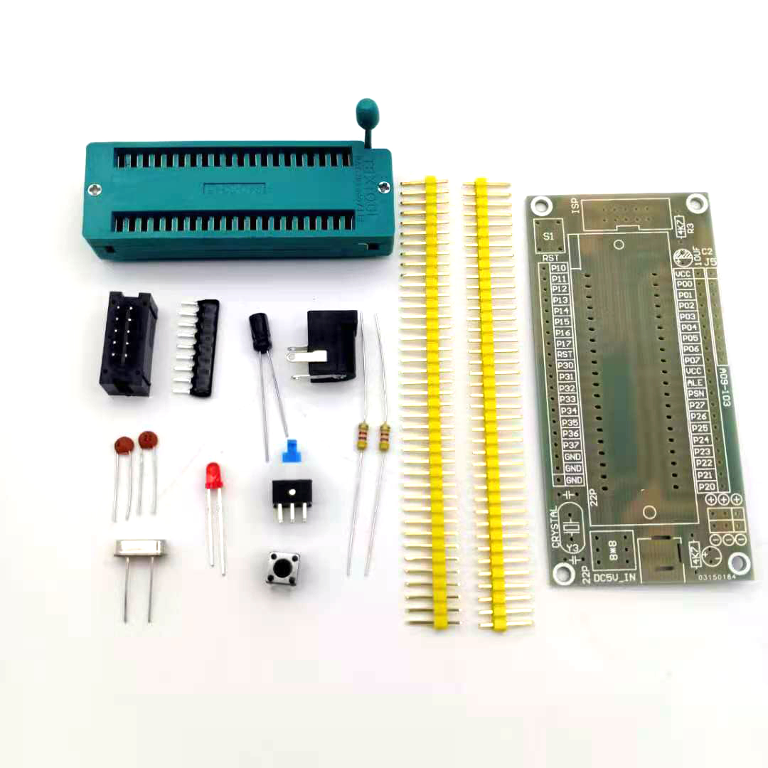 51-Single-Chip-Microcomputer-Minimum-System-Board-DIY-Kit-Development-Board-Learning-Board-40P-Locki-1797077-1