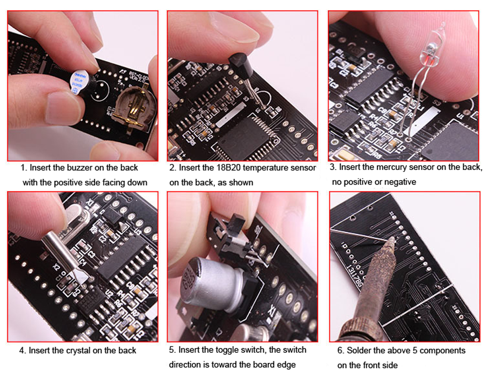 DIY-Creative-Gravity-Sensor-Clock-Programmable-Smart-Clock-Kit-1550987-2