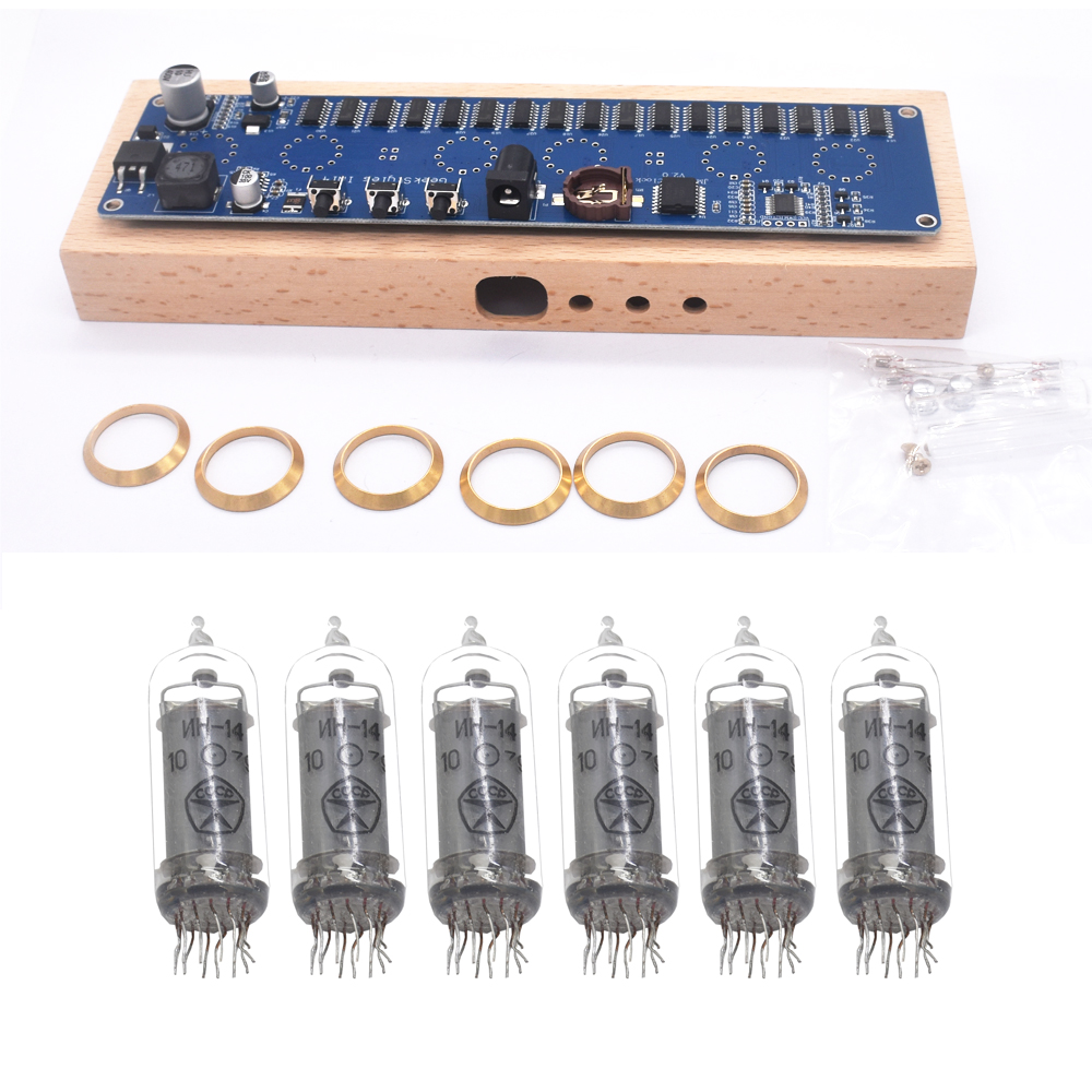 Former-Soviet-Union-IN14-Glow-Tube-Clock-DIY-kits-DC12VUSB-Power-Supply-1943119-6