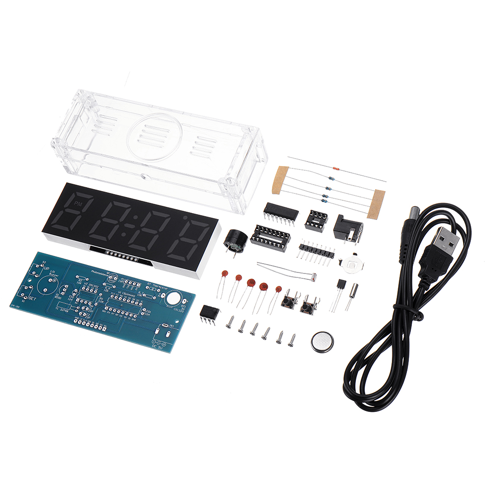 Geekcreitreg-Colorful-Digital-Clock-Electronic-Production-Kit-DIY-Parts-Component-Kit-Electronic-Wat-1721795-3