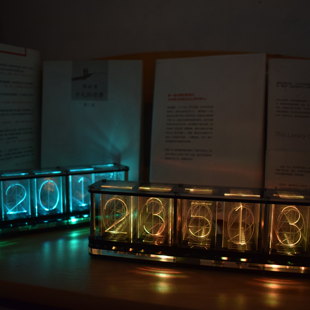 Geekcreitreg-DIY-Imitate-Glow-Clock-Kit-Full-Color-RGB-Glow-Tube-Clock-LED-Music-Spectrum-Kit-1772247-11