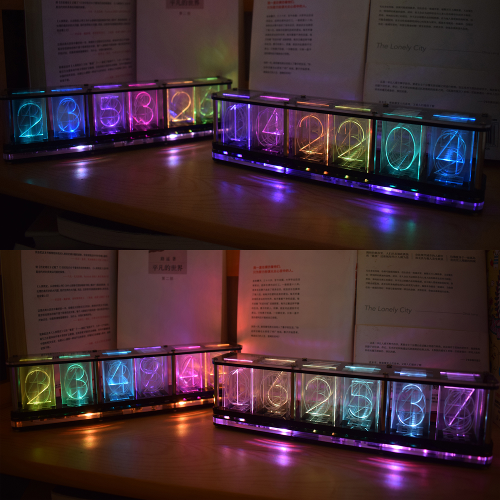 Geekcreitreg-DIY-Imitate-Glow-Clock-Kit-Full-Color-RGB-Glow-Tube-Clock-LED-Music-Spectrum-Kit-1772247-3