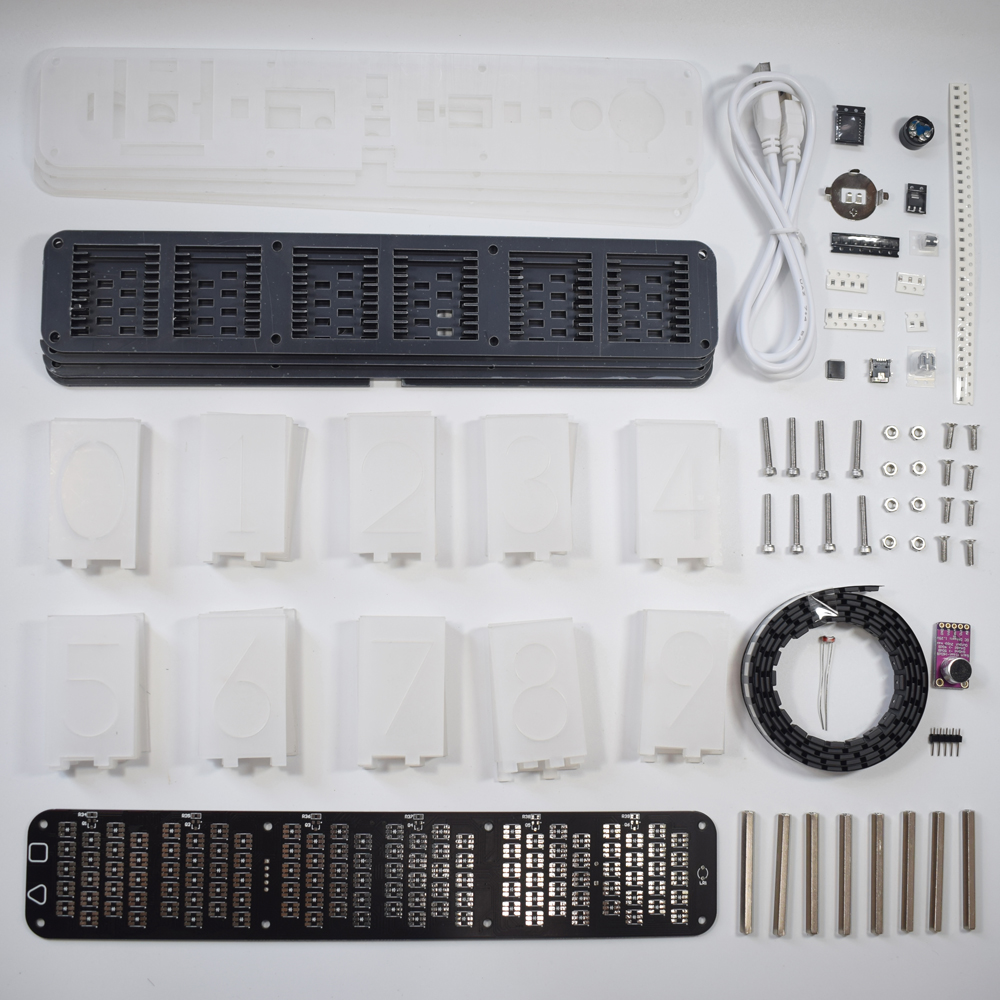 Geekcreitreg-DIY-Imitate-Glow-Clock-Kit-Full-Color-RGB-Glow-Tube-Clock-LED-Music-Spectrum-Kit-1772247-4