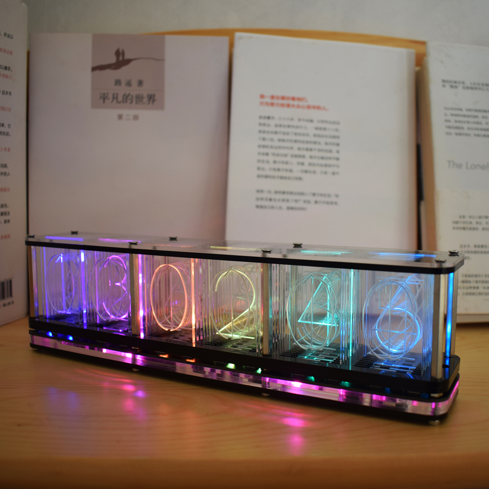 Geekcreitreg-DIY-Imitate-Glow-Clock-Kit-Full-Color-RGB-Glow-Tube-Clock-LED-Music-Spectrum-Kit-1772247-8