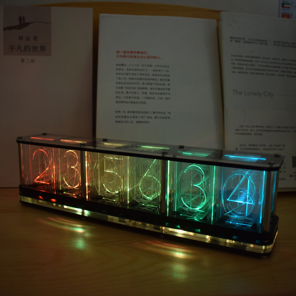 Geekcreitreg-DIY-Imitate-Glow-Clock-Kit-Full-Color-RGB-Glow-Tube-Clock-LED-Music-Spectrum-Kit-1772247-10