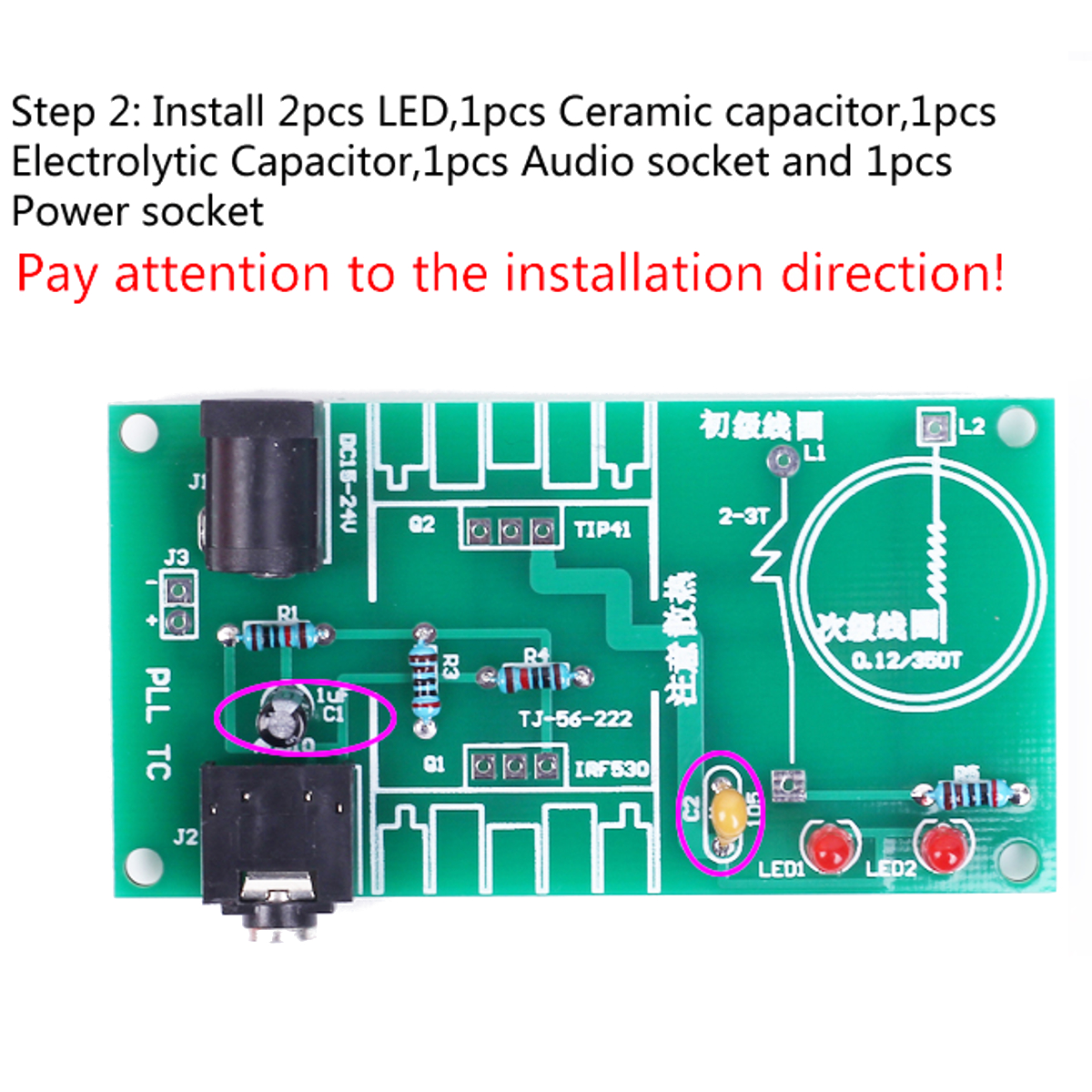 Geekcreitreg-DIY-Mini-Tesla-Coil-Module-Unassembled-15W-DC-15-24V-2A-Plasma-Speaker-Electronic-Kit-1326817-4