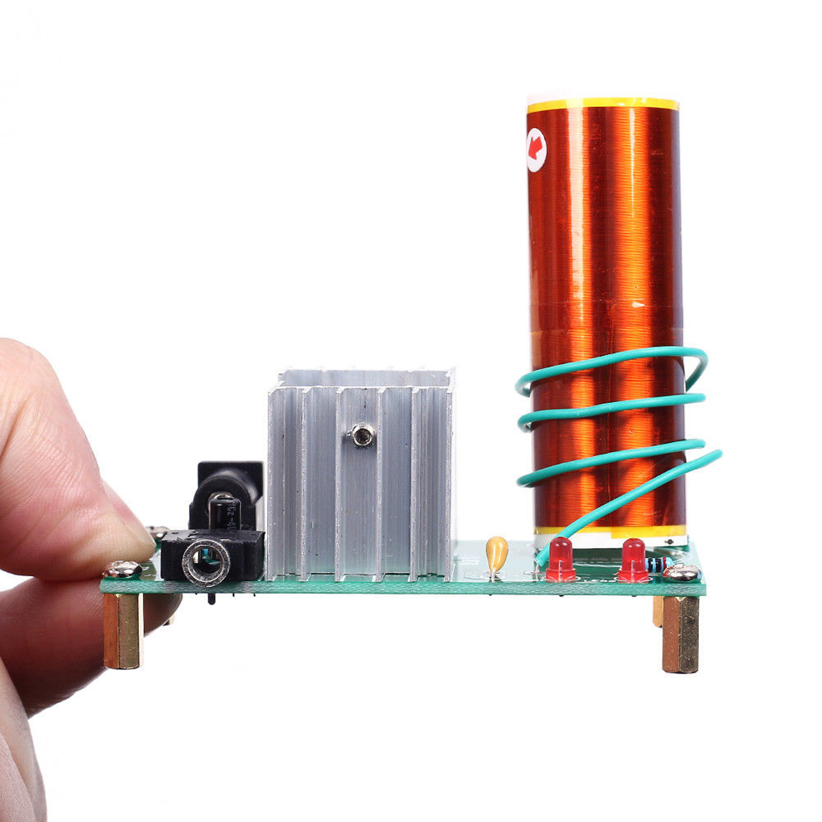 Geekcreitreg-DIY-Mini-Tesla-Coil-Module-Unassembled-15W-DC-15-24V-2A-Plasma-Speaker-Electronic-Kit-1326817-10