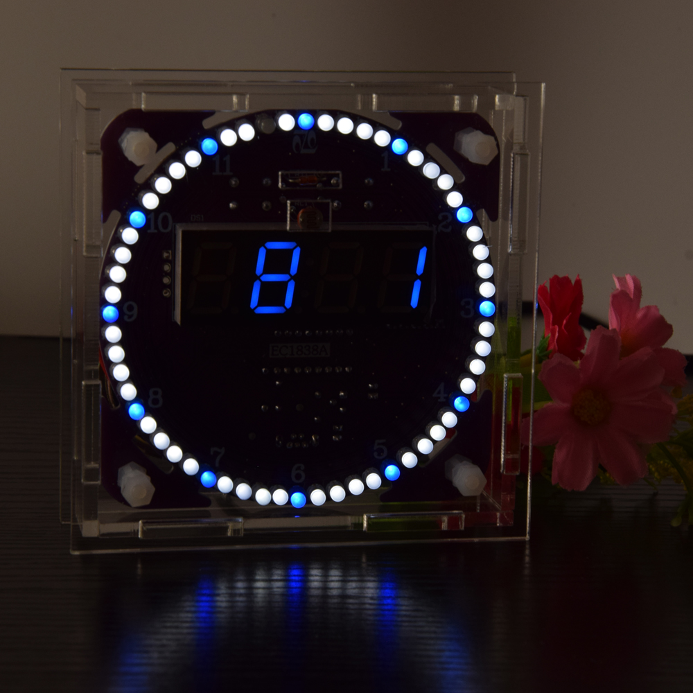 Geekcreitreg-Fourth-Generation-DIY-EC1838B-DS1302-Light-Control-Rotation-LED-Electronic-Clock-Kit-Mu-1380037-2