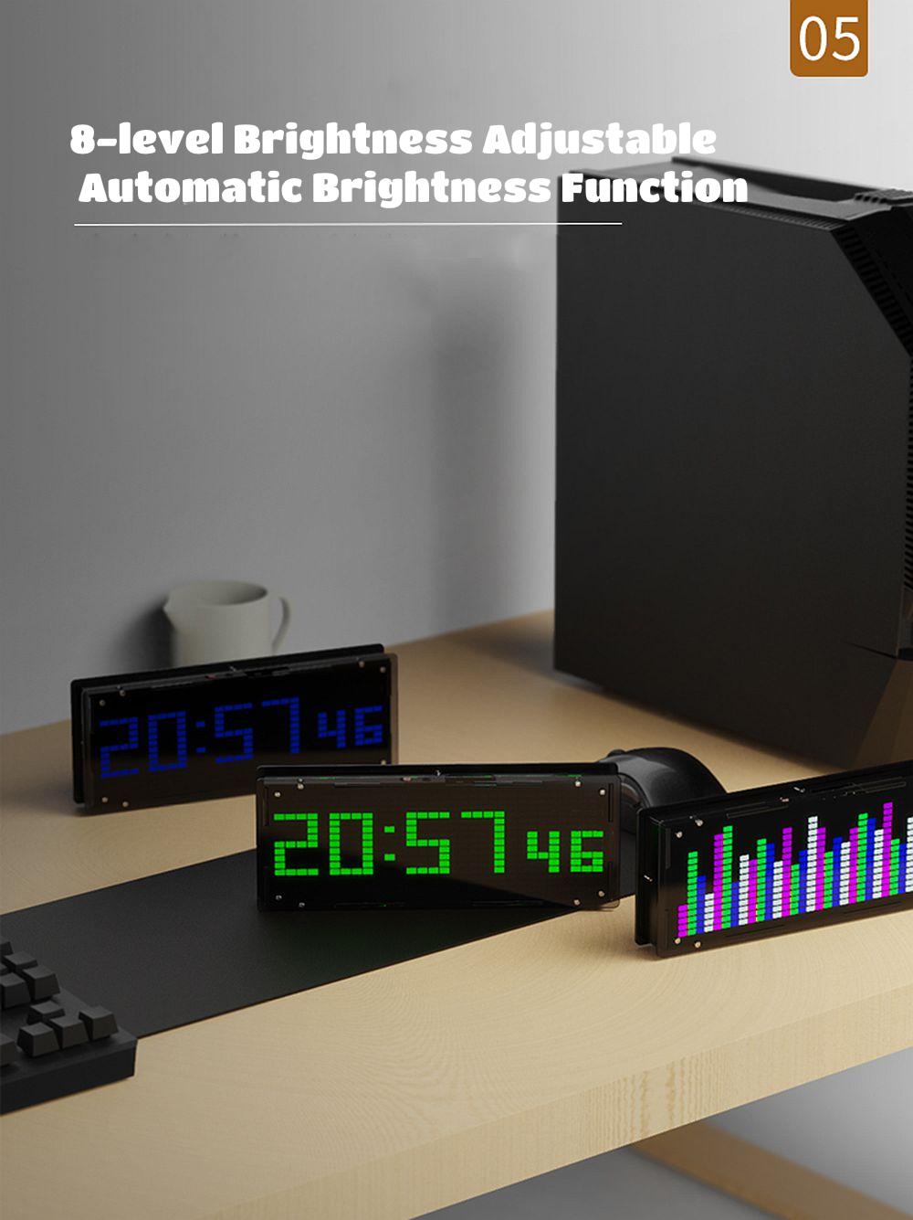 LED-Music-Spectrum-Clock-DIY-Kit-512pcs-LED-SMD-Welding-Kit-Electronic-DIY-Level-Display-Light-Kit-1837026-5