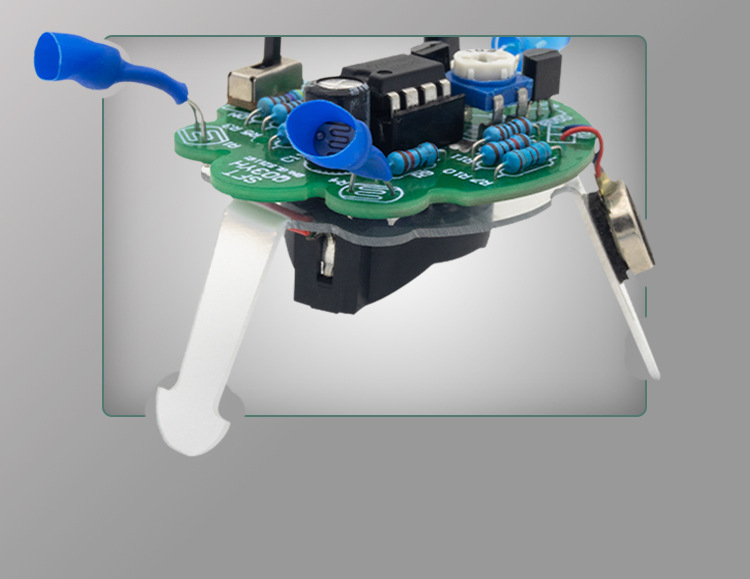 Photosensitive-Mobile-Robot-DIY-Kit-Bulk-Tail-Breathing-Lamp-Interesting-Electronic-Training-Kit-1885165-4