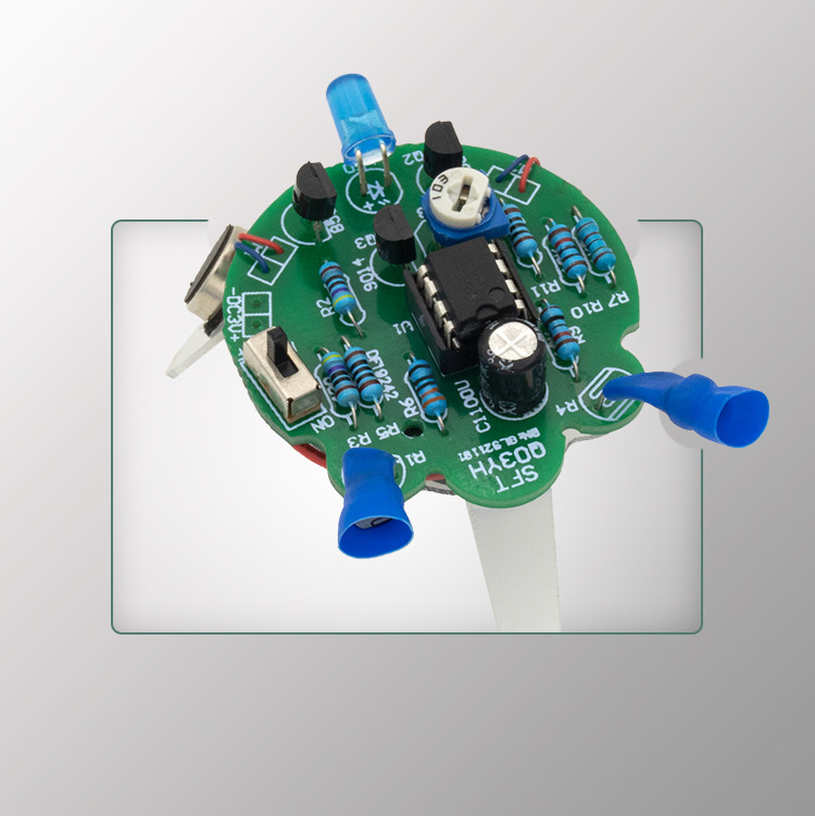 Photosensitive-Mobile-Robot-DIY-Kit-Bulk-Tail-Breathing-Lamp-Interesting-Electronic-Training-Kit-1885165-5