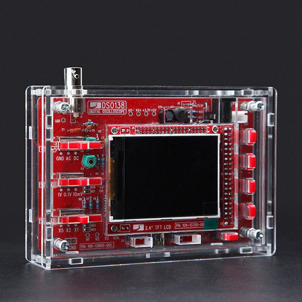 Transparent-Acrylic-Sheet-Housing-Module-Case-For-DSO138-Oscilloscope-1034768-3