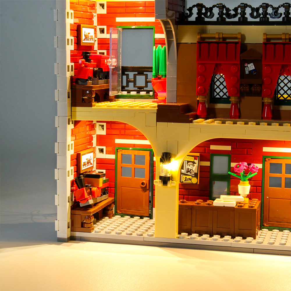 YEABRICKS-DIY-LED-Light-Lighting-Kit-ONLY-For-LEGO-71044-Station-Block-Car-Bricks-Toy-1769375-8