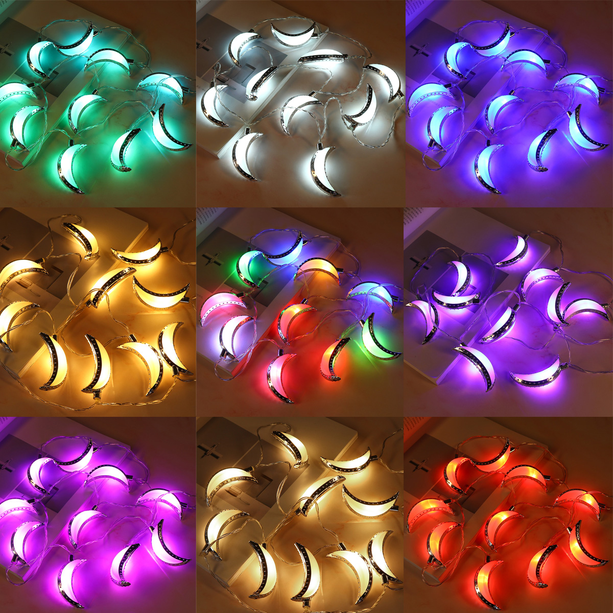 10Pcs-LED-Deluxe-Ramadan-Night-Lights-Eid-String-Light-Moon-Decorations-1459007-1