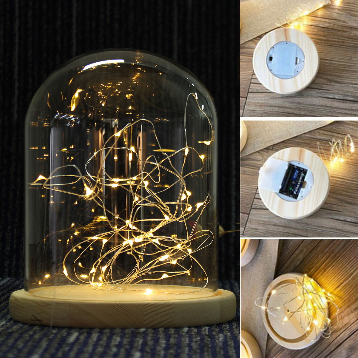15185cm-Glass-Dome-Display-Jar-Clothe-Decor-Wooden-Base-w-Fairy-LED-Light-1363446-7